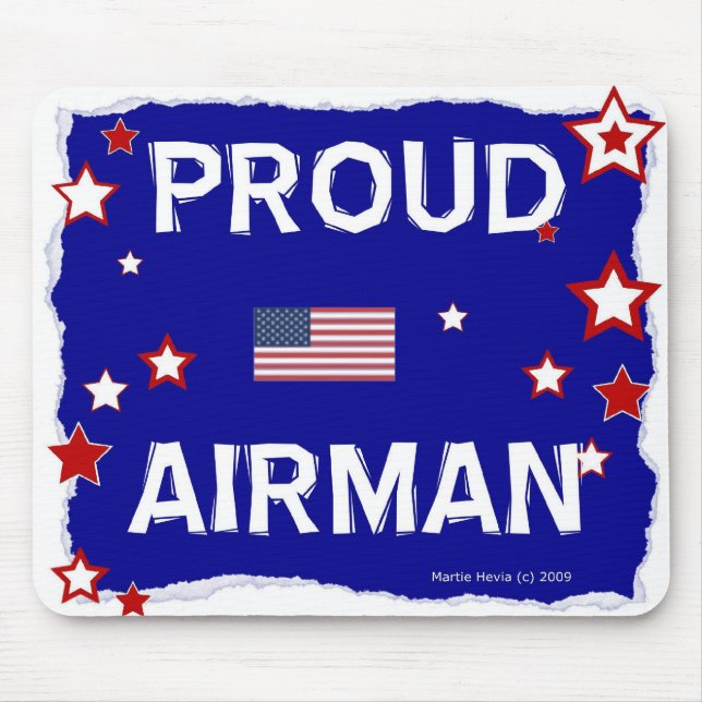 Proud Airman - In Honour - Mousepad (Front)
