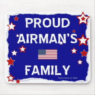 Proud Airman's Family - Mousepad