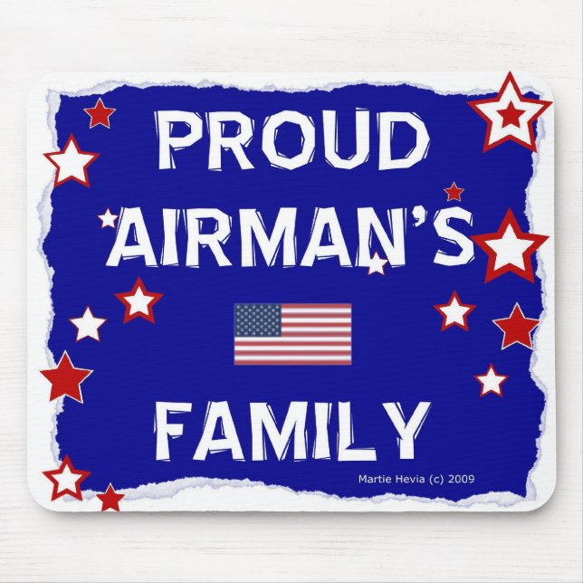 Proud Airman's Family - Mousepad (Front)