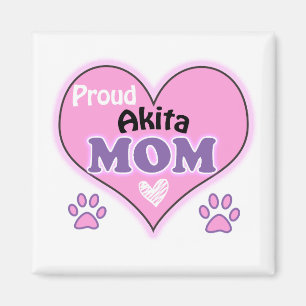 Proud Akita mum Magnet
