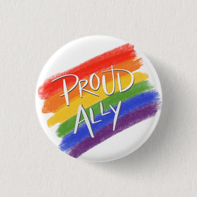 Proud Ally Button (Front)