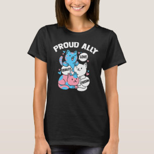 Proud Ally Gay Lgbtq Movement Transgender Pride Pa T-Shirt