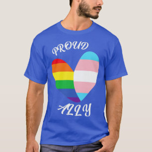 Proud Ally LGBT Heart Gay Pride Month T-Shirt