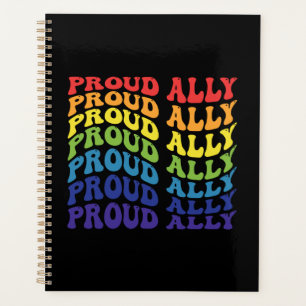 Proud Ally   LGBTQ   Gay Pride   Rainbow Planner