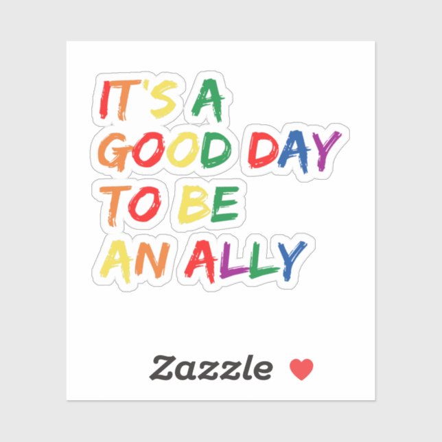 Proud Ally Pride Gay LGBT Month Parade Gift (Sheet)