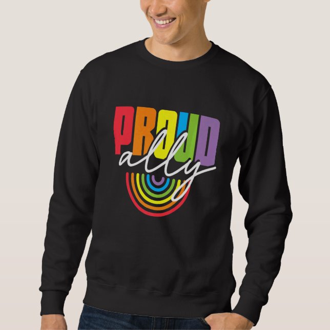 Proud Ally Sweatshirt (Front)