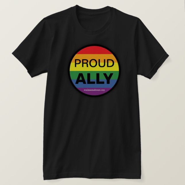 Proud Ally T-shirt (Design Front)
