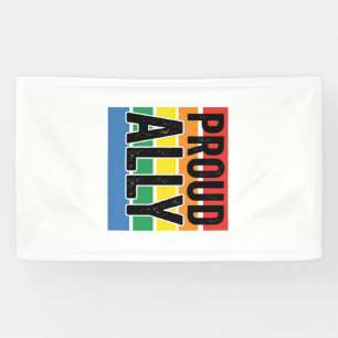Proud Ally Vintage Pride Support Shirt Design_1 Banner