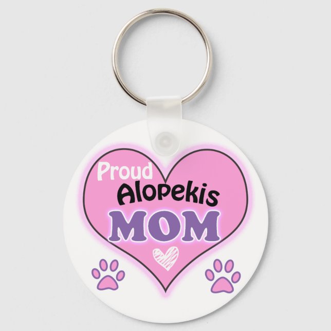 Proud Alopekis Mum Key Ring (Front)