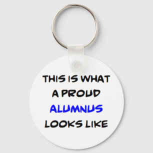 proud alumnus coffee mug key ring