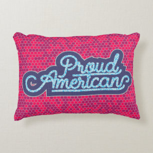 Proud American Accent Pillow