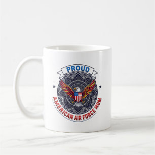Proud American Air Force Mum Coffee Mug