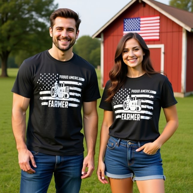 PROUD AMERICAN FARMER  T-Shirt (Creator Uploaded)