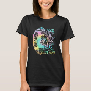 Proud American Football Dad Iu2019ll Be His Bigges T-Shirt