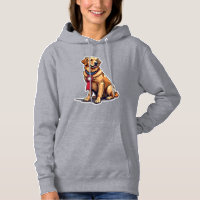Proud American Golden Retriever Vintage Tee 4