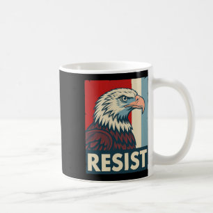 Proud American Ld Eagle - Anti Trump - Resist Coffee Mug