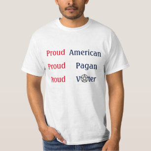 Proud American Pagan Voter T-Shirt