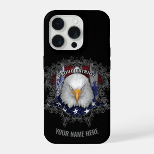 Proud American Patriot (personalised) iPhone 15 Pro Case