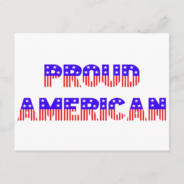 Proud American Postcard (Front)