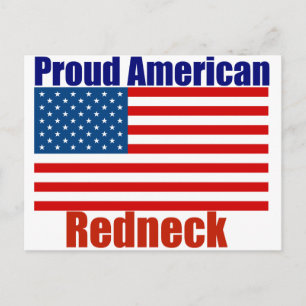 Proud American Redneck Postcard