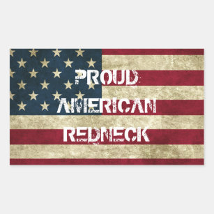 Proud American Redneck Sticker