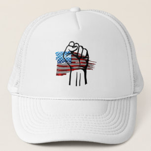 PROUD AMERICAN TRUCKER HAT