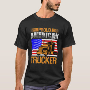 Proud American Trucker T-Shirt