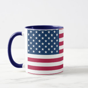 Proud Americans   Large 15 oz American Flag Mug
