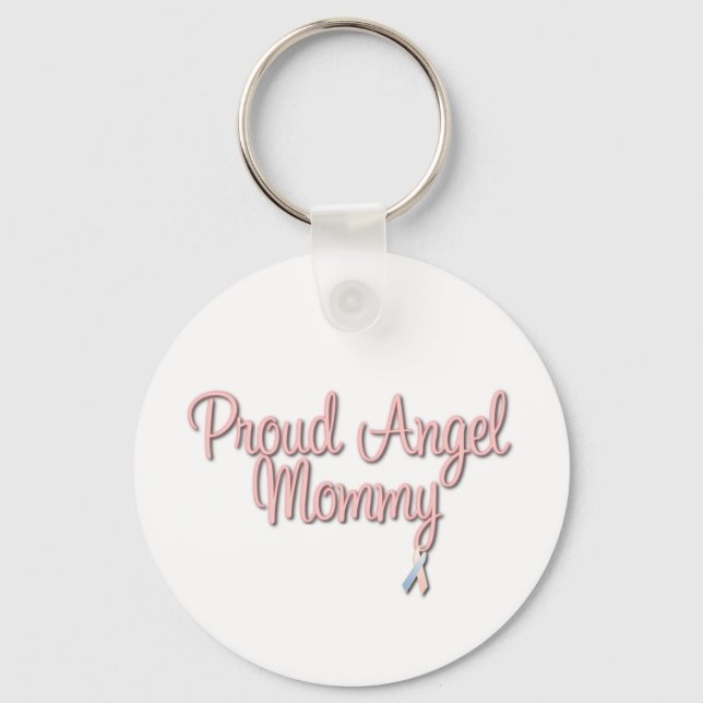 Proud Angel Mummy Keychain (Front)