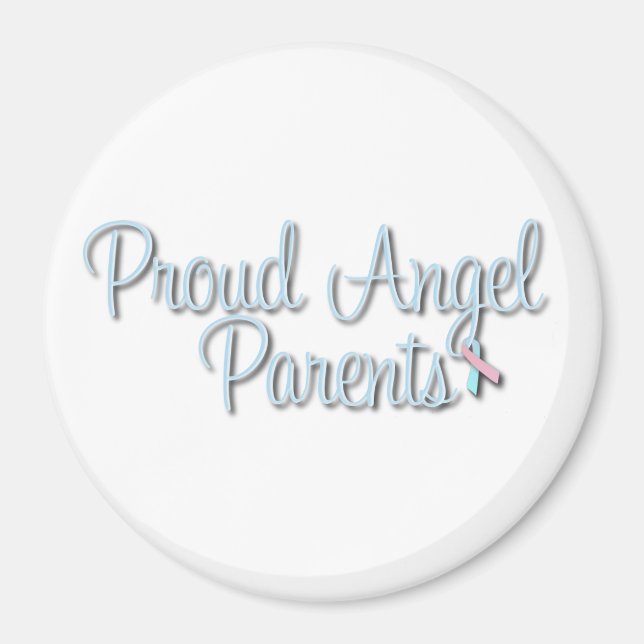 Proud Angel Parents Magnet (Front)