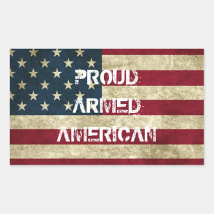 Proud Armed American Sticker
