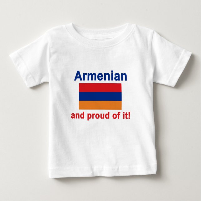 Proud Armenian Baby T-Shirt (Front)