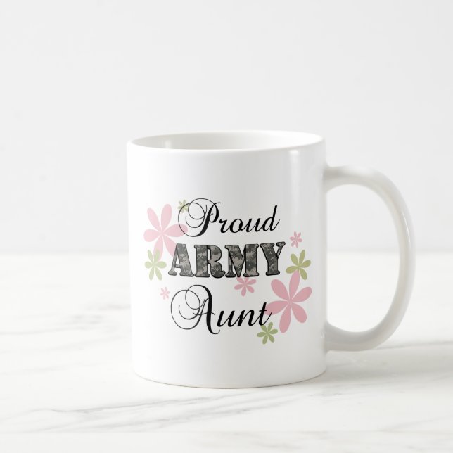 Proud Army Aunt [fl c] Coffee Mug (Right)