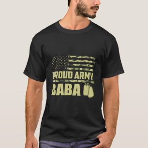 Proud Army Baba Military Pride T-Shirt