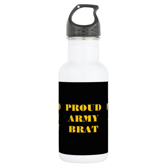 Proud Army Brat 532 Ml Water Bottle (Front)