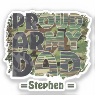Proud Army Dad Camouflage Design