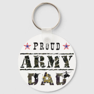 Proud Army Dad Key Ring