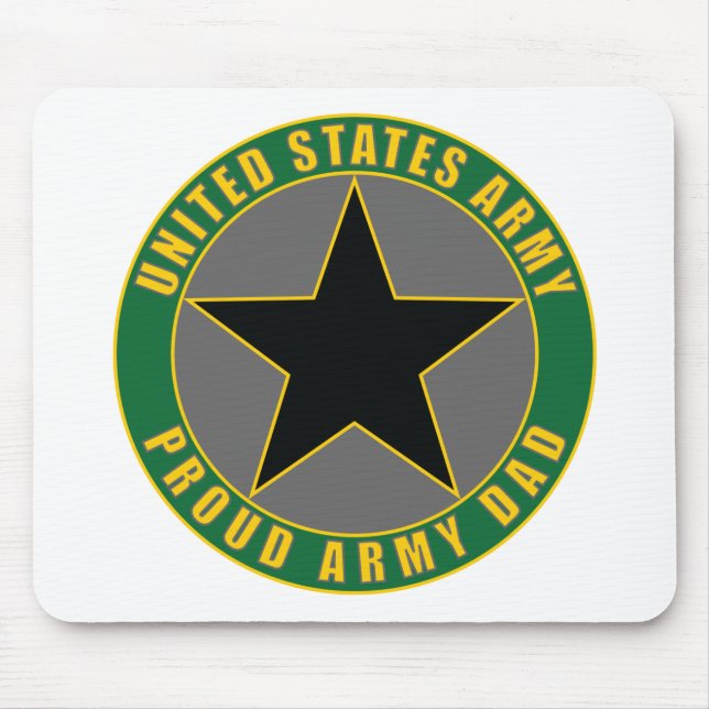 Proud Army Dad Mouse Pad (Front)