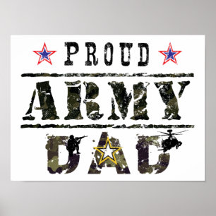 Proud Army Dad Poster
