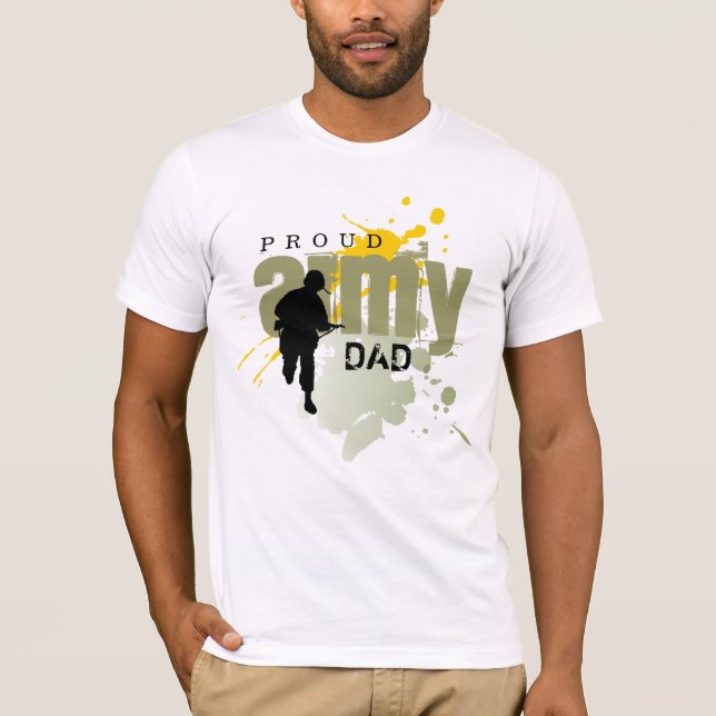 Proud Army Dad T-Shirt (Front)