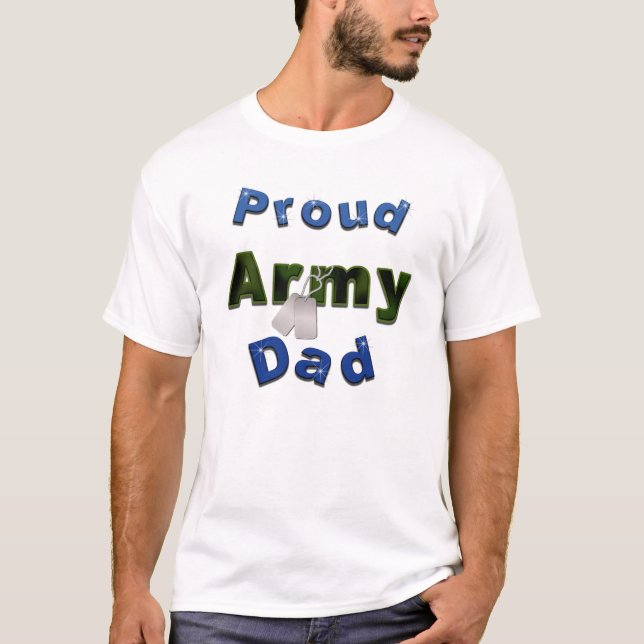 Proud Army Dad Tshirt (Front)