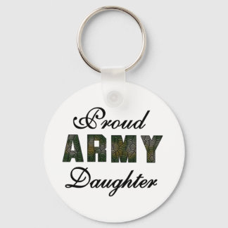 Proud Army Daughter Key Ring