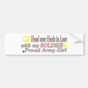 Proud Army Girl Bumper Sticker