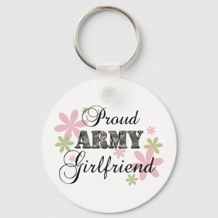 Proud Army Girlfriend [fl c] Key Ring