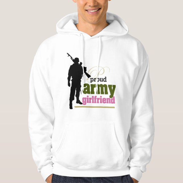Proud Army Girlfriend Hoodie (Front)