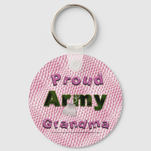 Proud Army Grandma Keychain