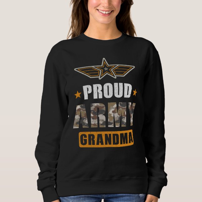 Proud Army Grandma Sweatshirt (Front)