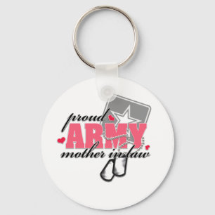 Proud Army Mother in law Key Ring