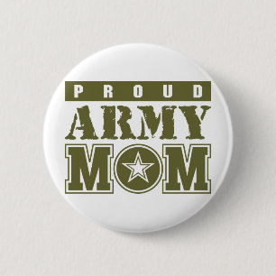 Proud Army Mum 6 Cm Round Badge