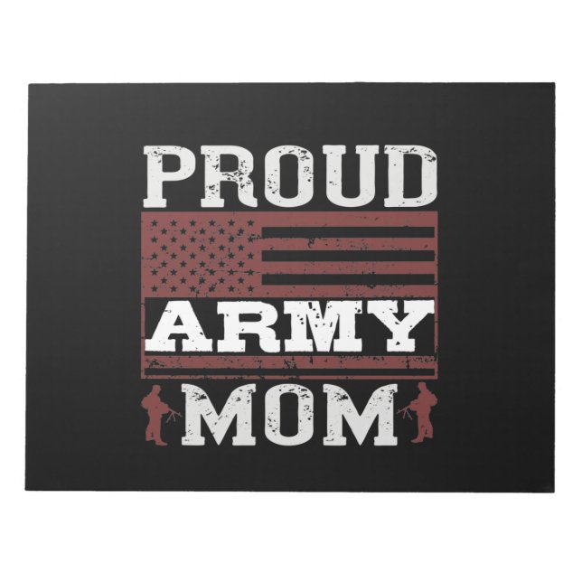 Proud Army Mum Notepad (Front)